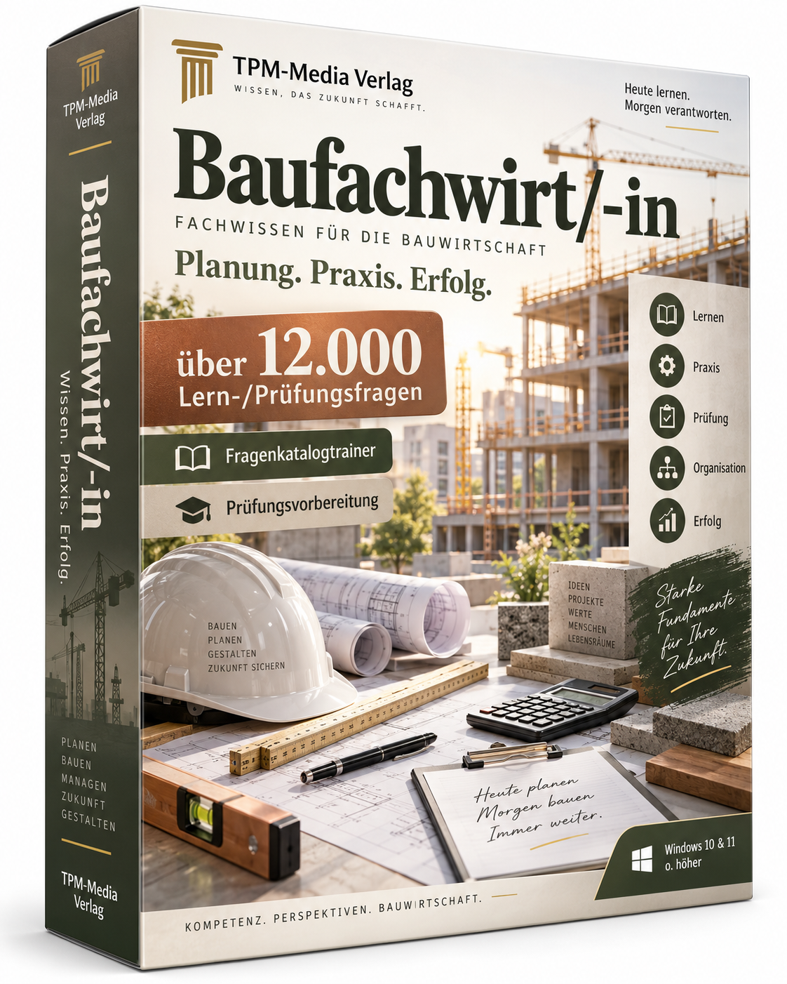 Baufachwirt/-in Fragenkatalogtrainer 12.000 Lernfragen Download (WIN) – Produktbild 2