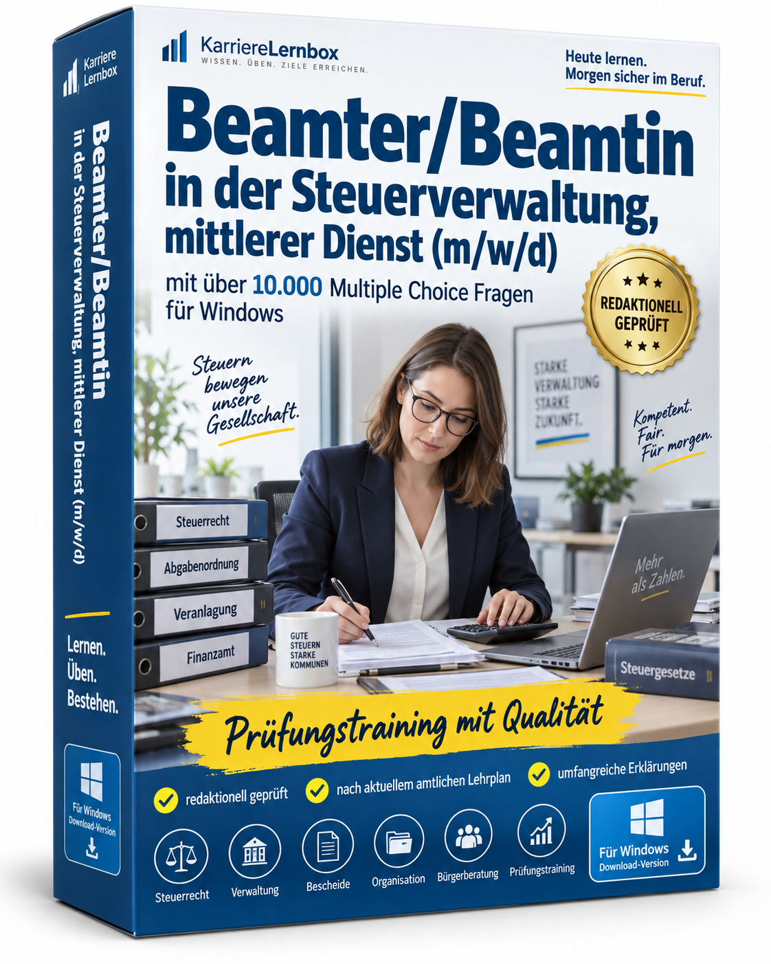 Beamter/Beamtin in der Steuerverwaltung, mittlerer Dienst Fragenkatalogtrainer – Produktbild 2