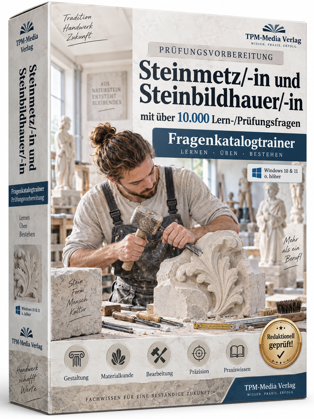 Steinmetz- und Steinbildhauer/-in Fragenkatalogtrainer Download (WIN) – Produktbild 2