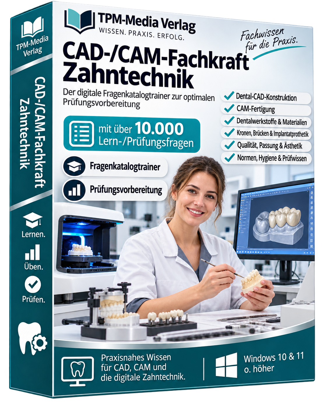CAD-/CAM-Fachkraft Zahntechnik Fragenkatalogtrainer Download (WIN) – Produktbild 2