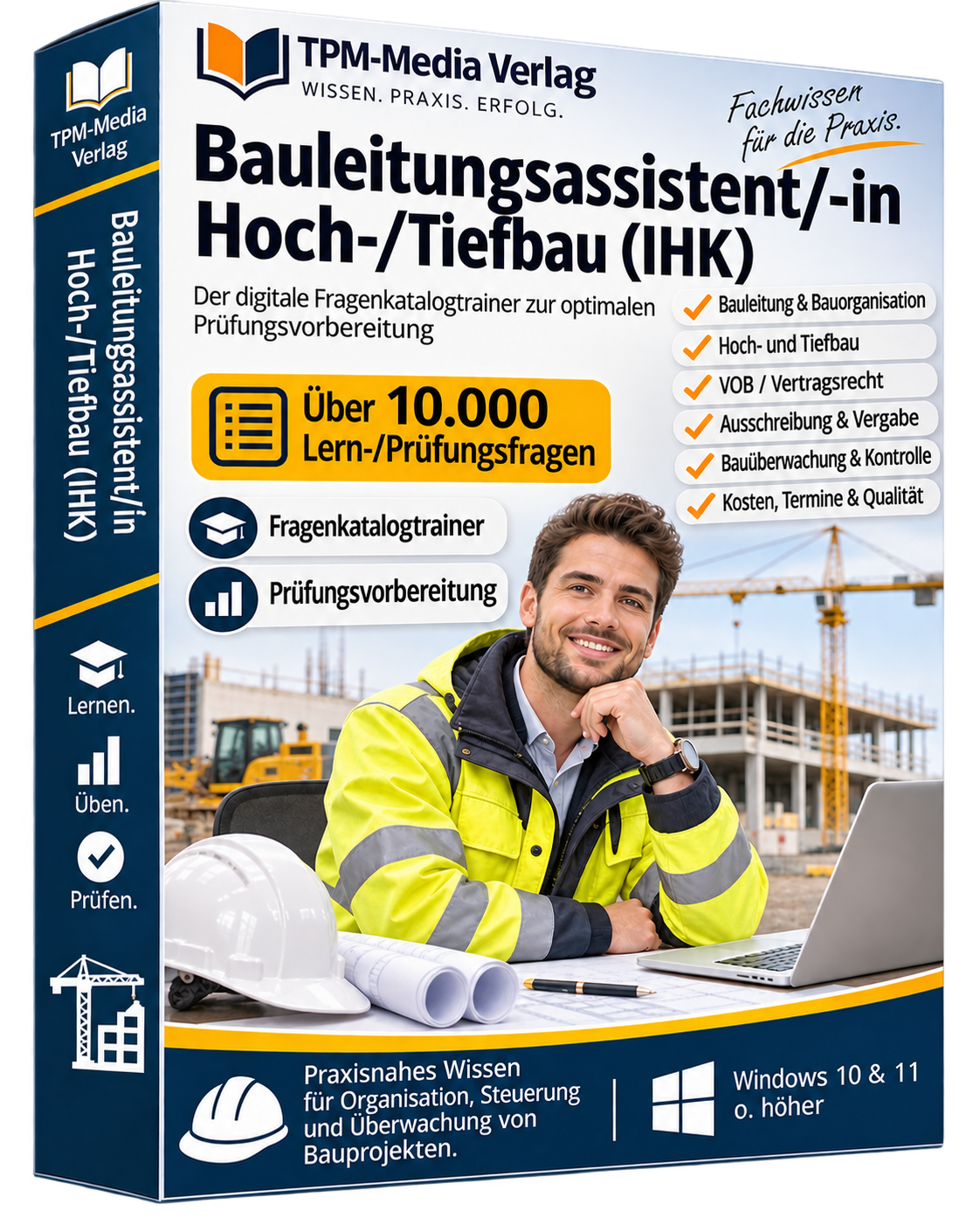Bauleitungsassistent/-in Hoch-/Tiefbau (IHK) Fragenkatalogtrainer Download (WIN) – Produktbild 2