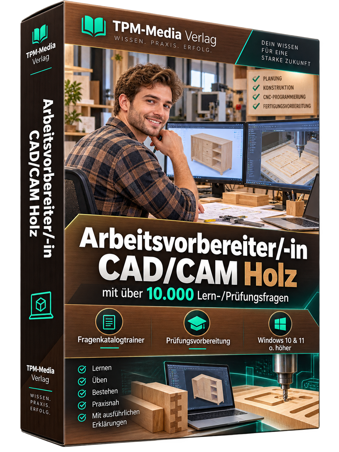 Arbeitsvorbereiter/-in CAD/CAM Holz Fragenkatalogtrainer Download (WIN) – Produktbild 2