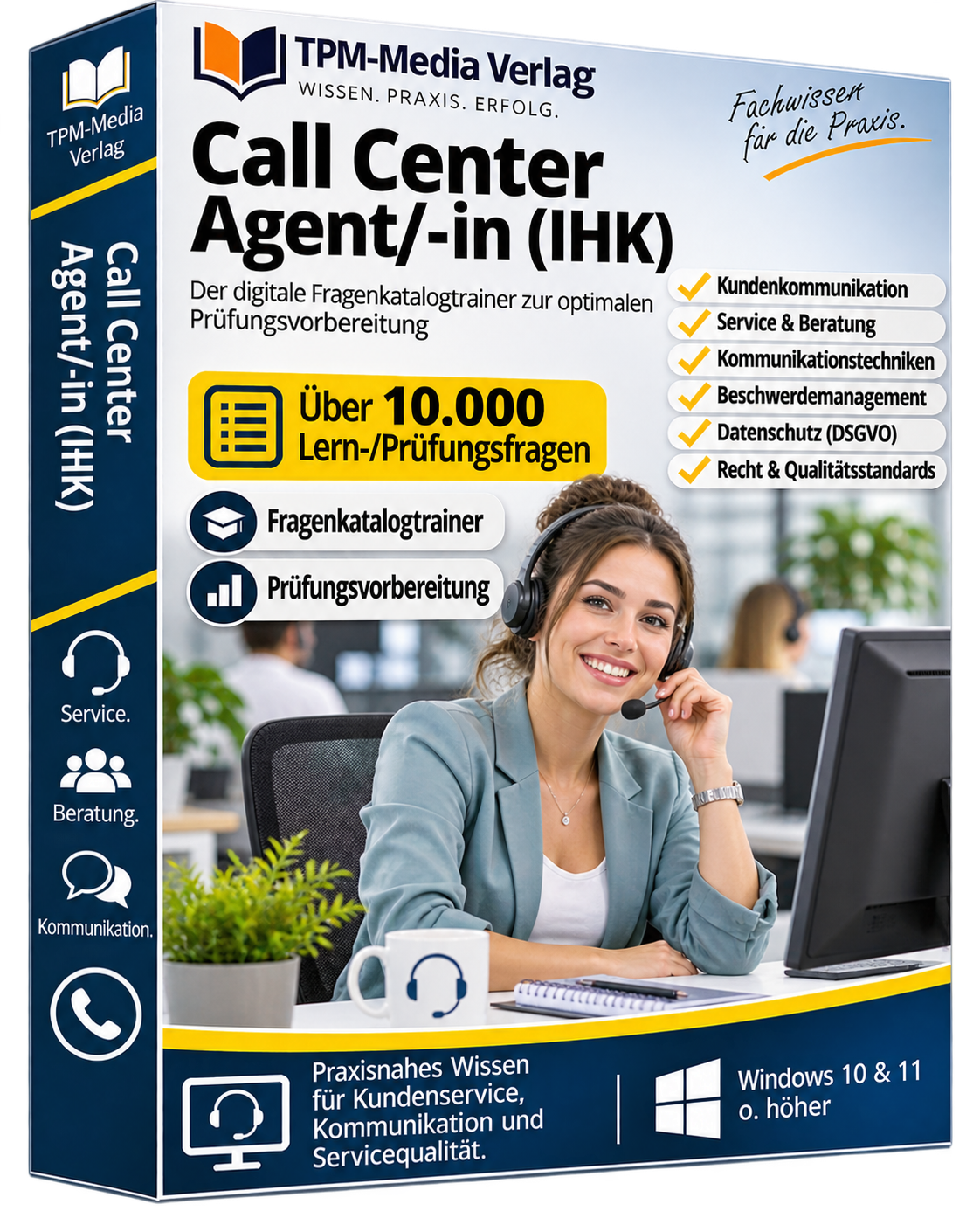 Call Center Agent/-in (IHK) Fragenkatalogtrainer Download (WIN) – Produktbild 2