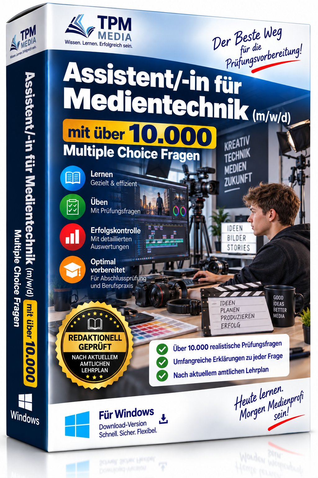 Assistent/-in für Medientechnik (m/w/d) - Fragenkatalogtrainer Download (WIN) – Produktbild 2