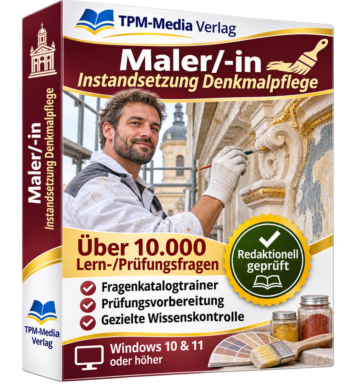 Maler/-in Instandsetzung Denkmalpflege Fragenkatalogtrainer Download (WIN) – Produktbild 2