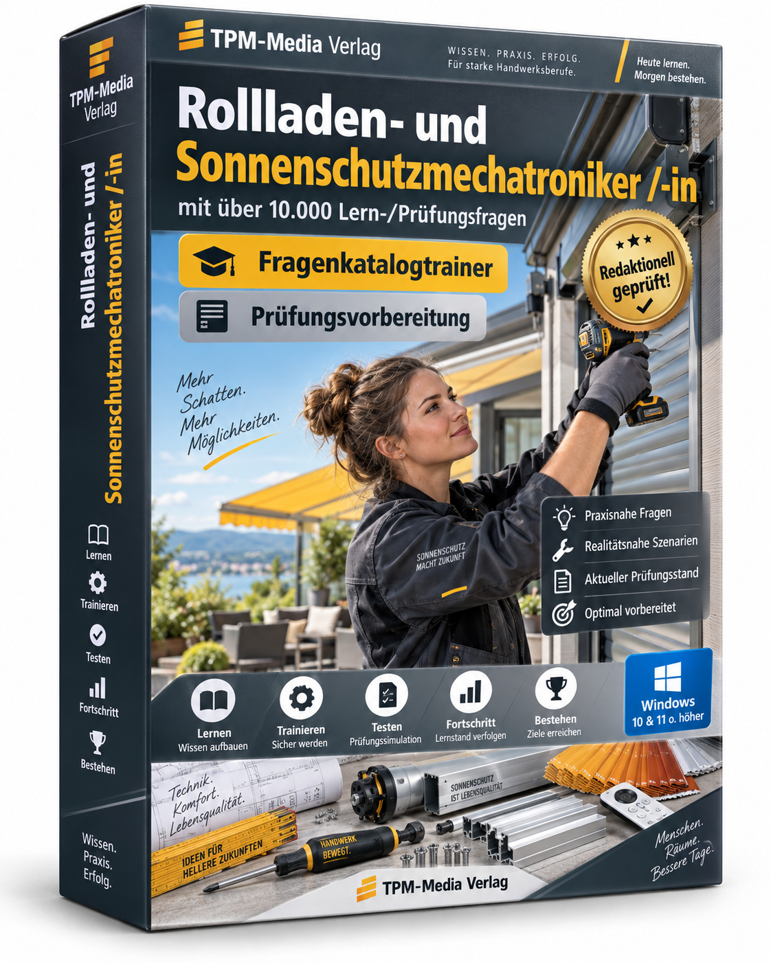 Rollladen- und Sonnenschutzmechatroniker/-in Fragenkatalogtrainer Download (WIN) – Produktbild 2