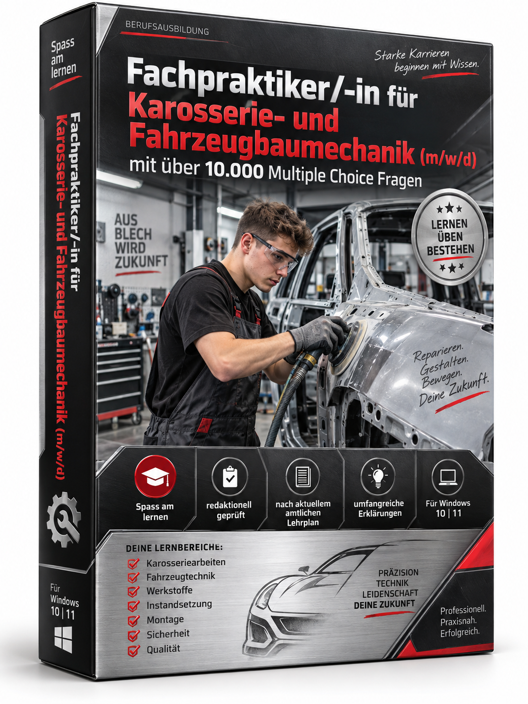 Fachpraktiker/-in für Karosserie- und Fahrzeugbaumechanik - Fragenkatalogtrainer – Produktbild 2