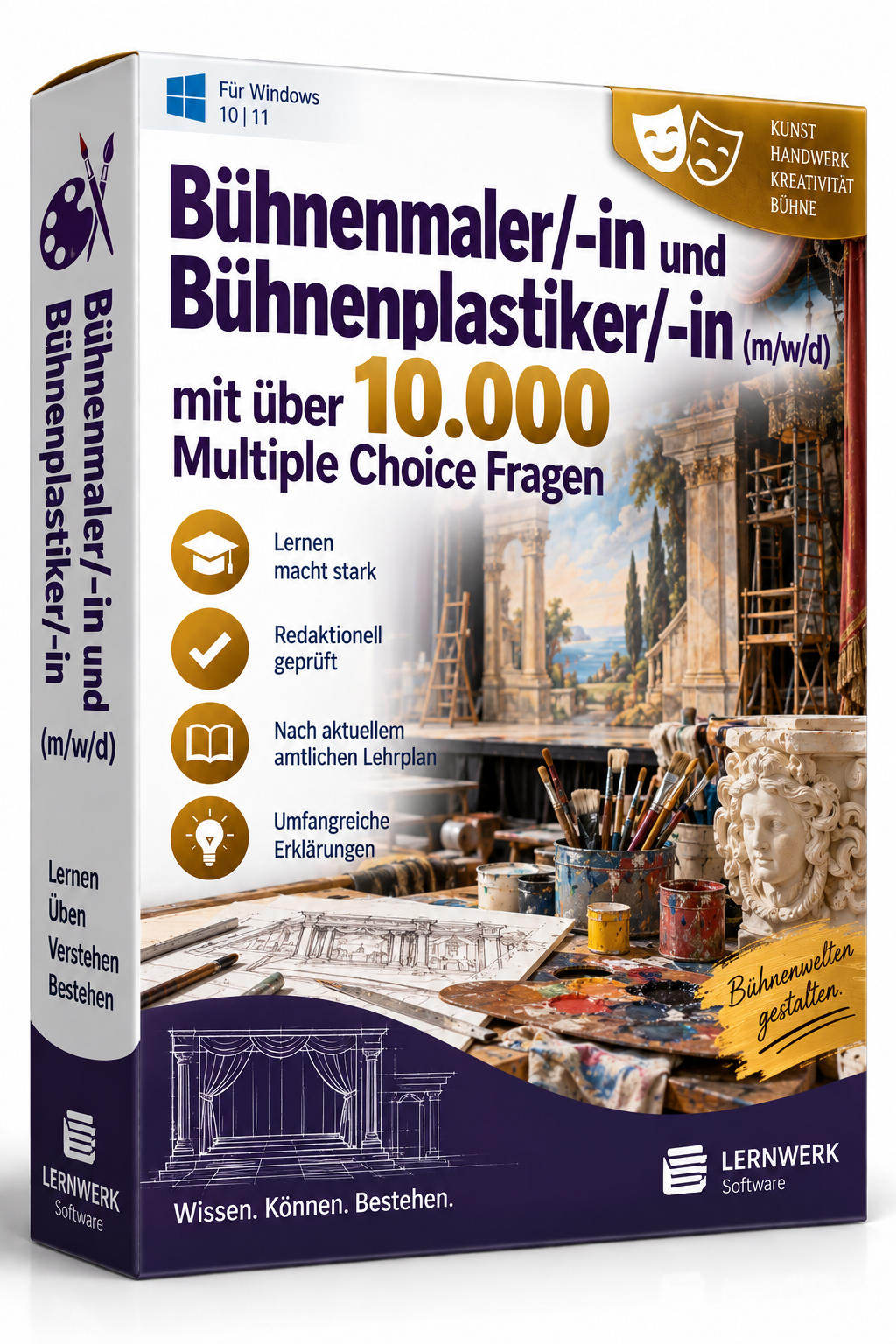 Bühnenmaler/-in und Bühnenplastiker/-in - Fragenkatalogtrainer - Download WIN – Produktbild 2