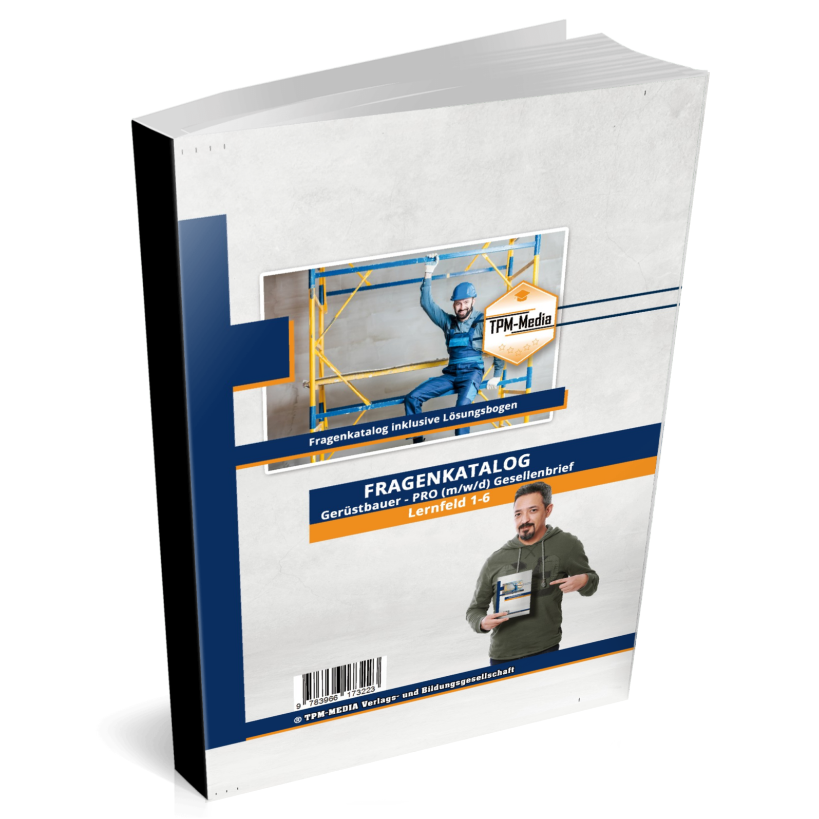 Gerüstbauer PRO Gesellenbrief (m/w/d)- Fragenkatalog mit über 5100 Lern & Prüfungsfragen & Lösungsbogen