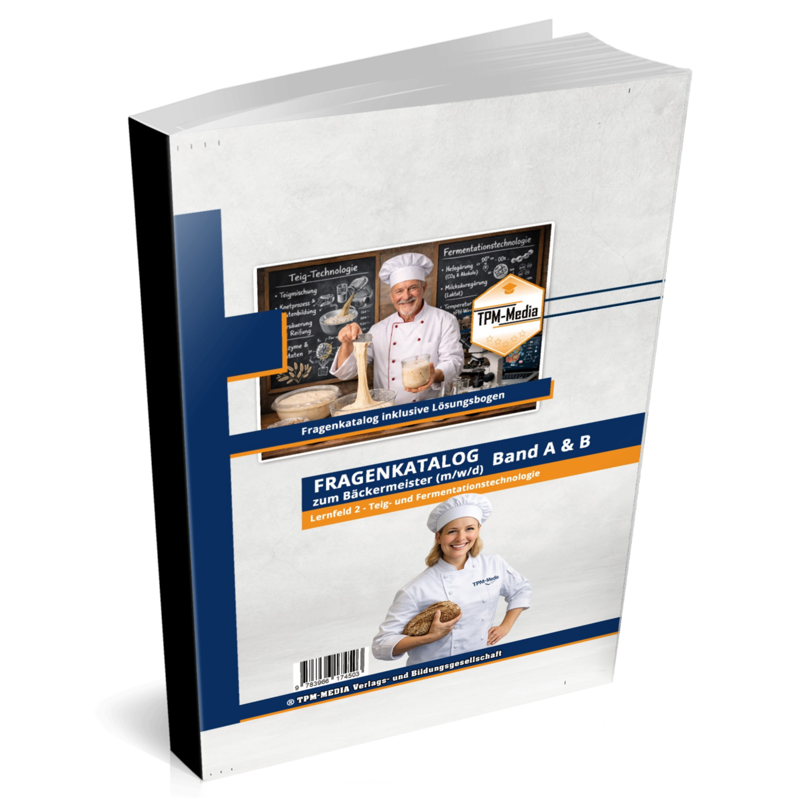Bäckermeister Teigtechnologie Buch - Lernfeld 2: Teig- und Fermentationstechnologie (Printversion) - TPM-Media Verlag