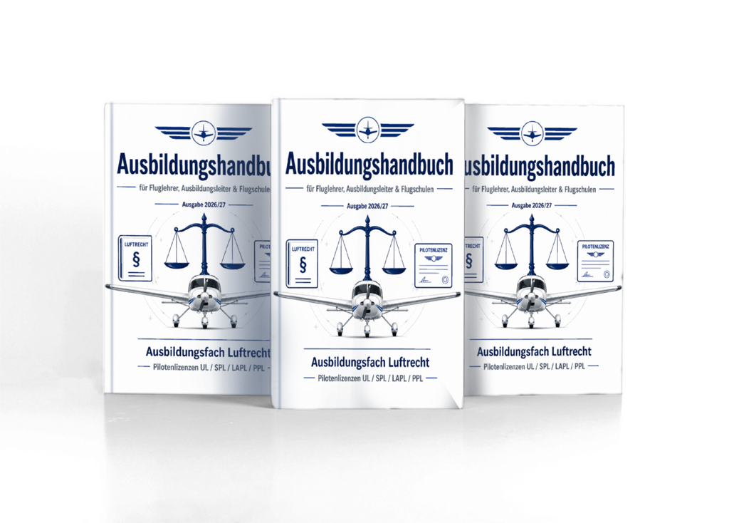 Ausbildungshandbuch Luftrecht für Fluglehrer und angehende Fluglehrer - UL/LAPL/PPL (Buch/Print) - TPM-Media Verlag