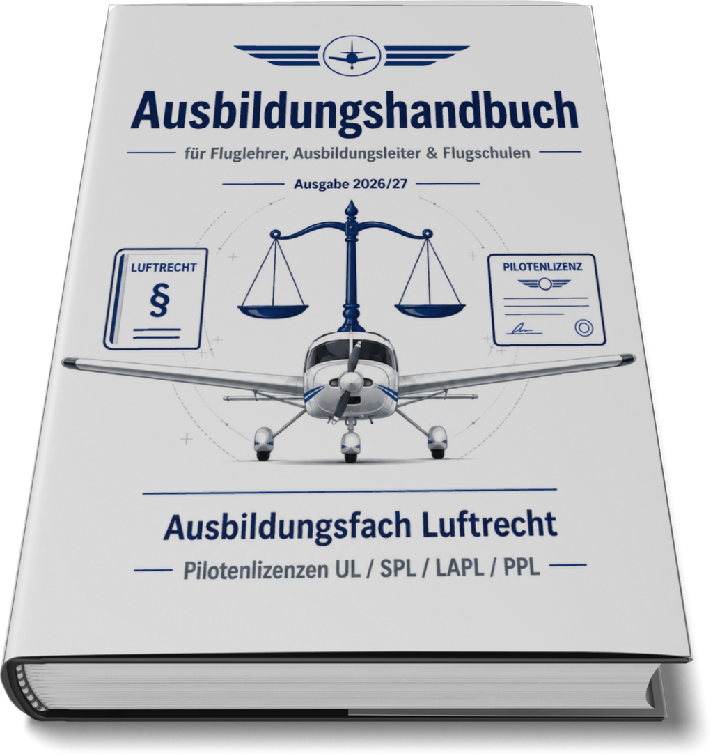 Ausbildungshandbuch Luftrecht für Fluglehrer und angehende Fluglehrer - UL/LAPL/PPL (Buch/Print) - TPM-Media Verlag