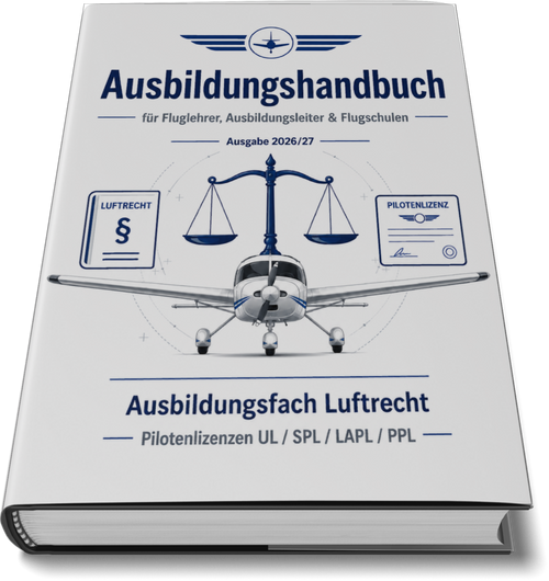 Ausbildungshandbuch Luftrecht für Fluglehrer und angehende Fluglehrer - UL/LAPL/PPL (Buch/Print) - TPM-Media Verlag