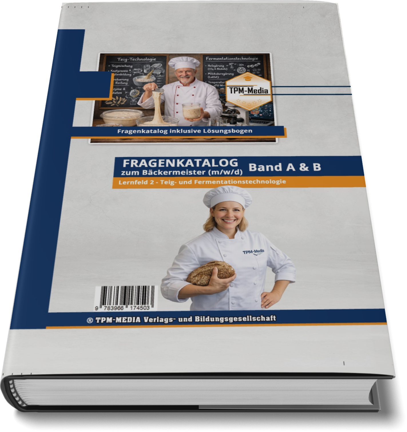 Bäckermeister Teigtechnologie Buch - Lernfeld 2: Teig- und Fermentationstechnologie (Printversion) - TPM-Media Verlag