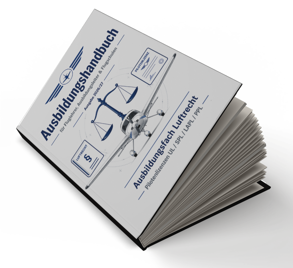 Ausbildungshandbuch Luftrecht für Fluglehrer und angehende Fluglehrer - UL/LAPL/PPL (Buch/Print) - TPM-Media Verlag