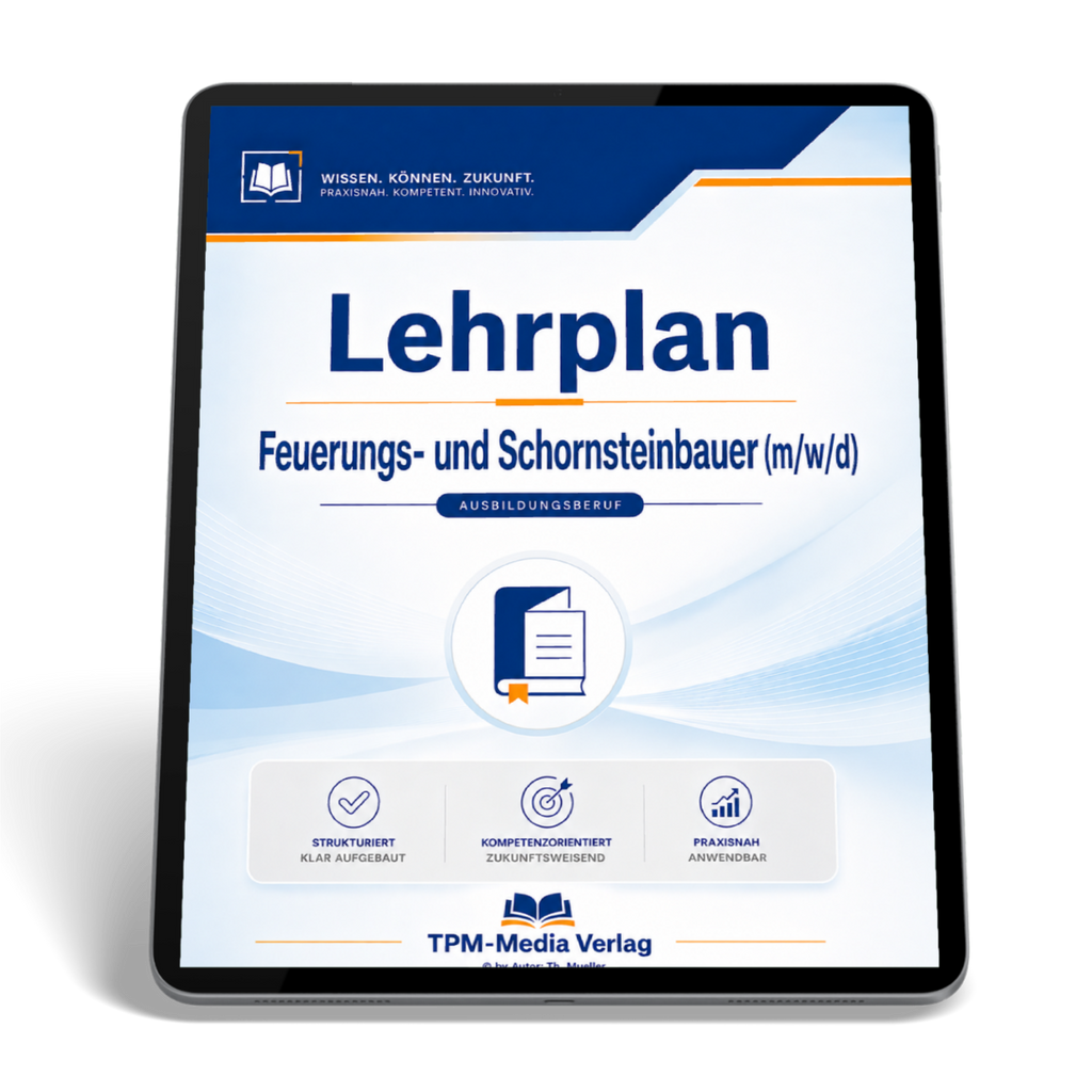 Lehrplan Feuerungs- und Schornsteinbauer (m/w/d) eBook (Download-Version)