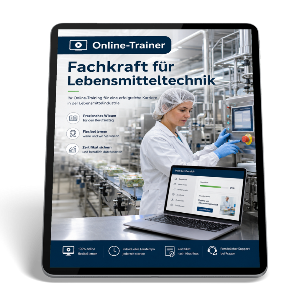 Fachkraft für Lebensmitteltechnik Online-Trainer