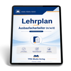 Lehrplan Ausbaufacharbeiter (m/w/d) eBook (Download-Version)