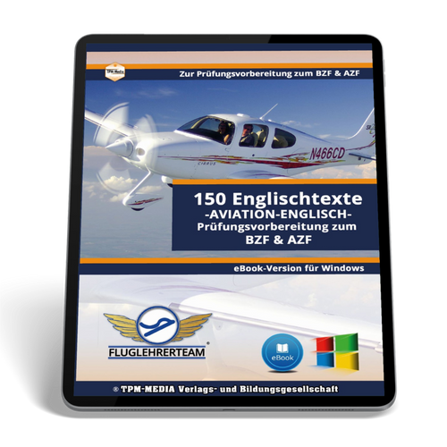 150 Englischtexte für BZF & AZF -Flugfunk eBook (Download-Version)