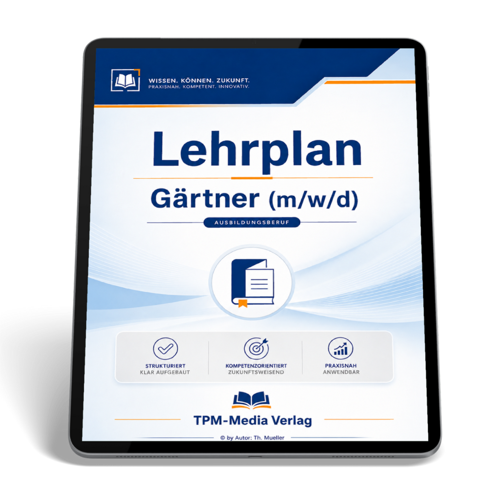 Lehrplan Gärtner (m/w/d) eBook (Download-Version)