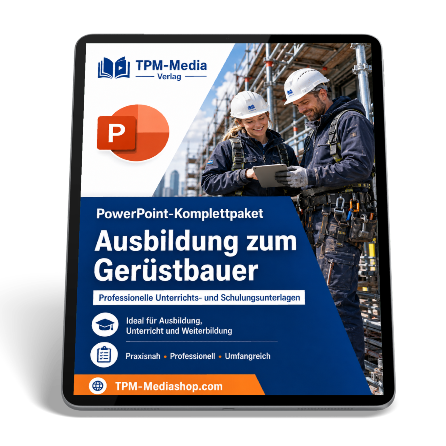 PowerPoint-Komplettpaket - Ausbildung zum Gerüstbauer (m/w/d)