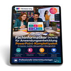 PowerPoint-Komplettpaket für die Ausbildung zum Fachinformatiker - Fachrichtung Anwendungsentwicklung (m/w/d)