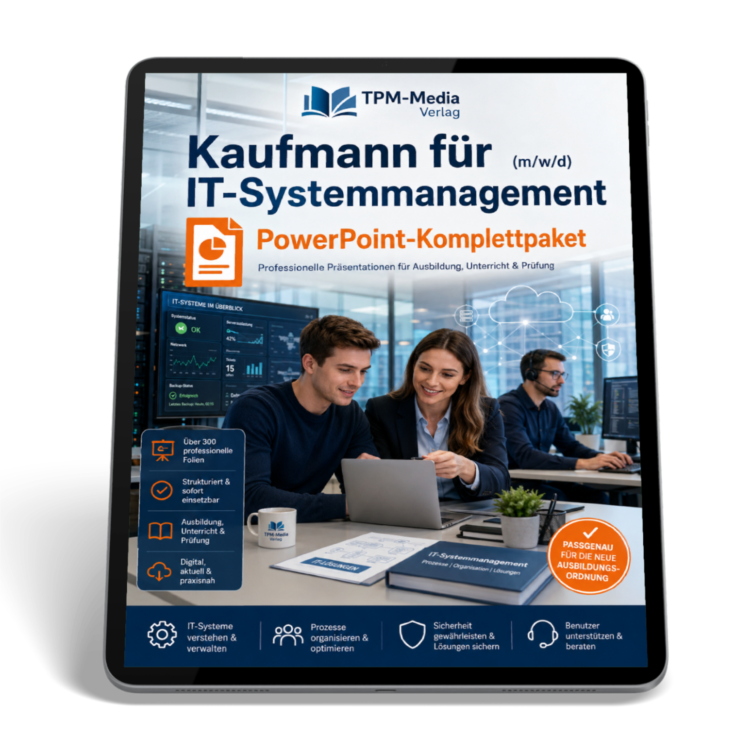 PowerPoint-Komplettpaket für die Ausbildung zum Kaufmann für IT-Systemmanagement (m/w/d)