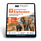 Elefanten PowerPoint Präsentation Schule - Download-Version für den Schuleinsatz