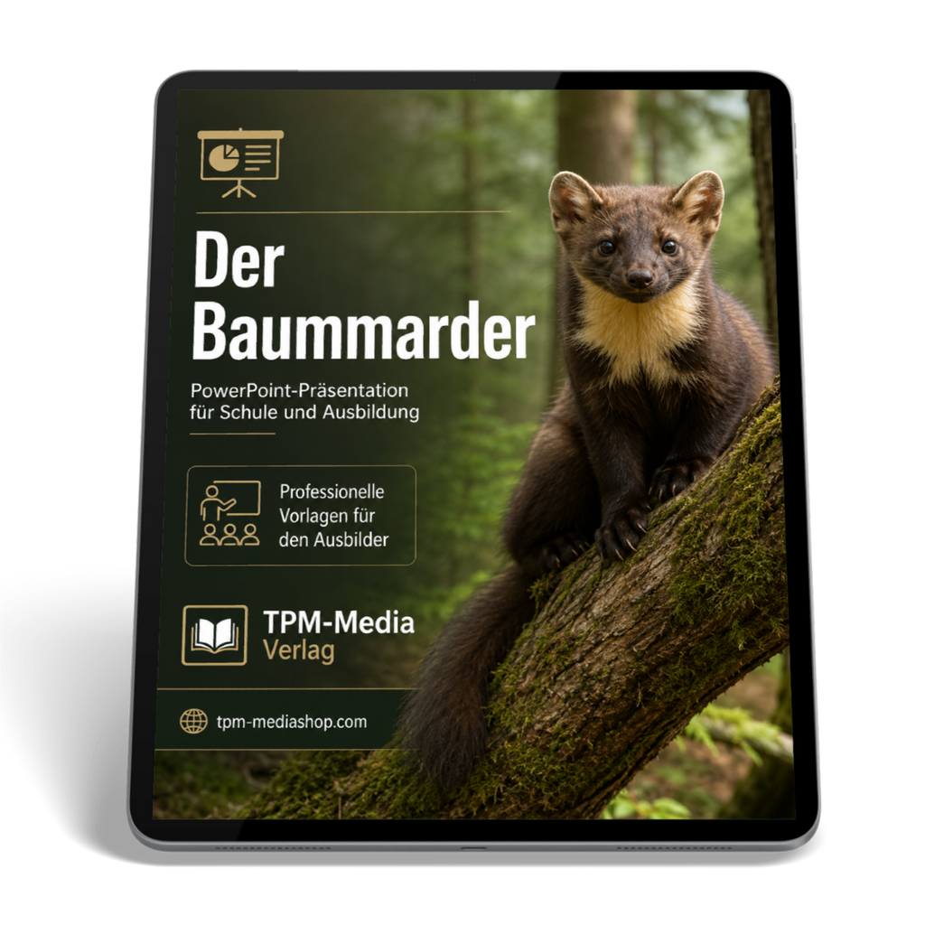 Baummarder PowerPoint Präsentation Schule – Download-Version für den sicheren Schuleinsatz