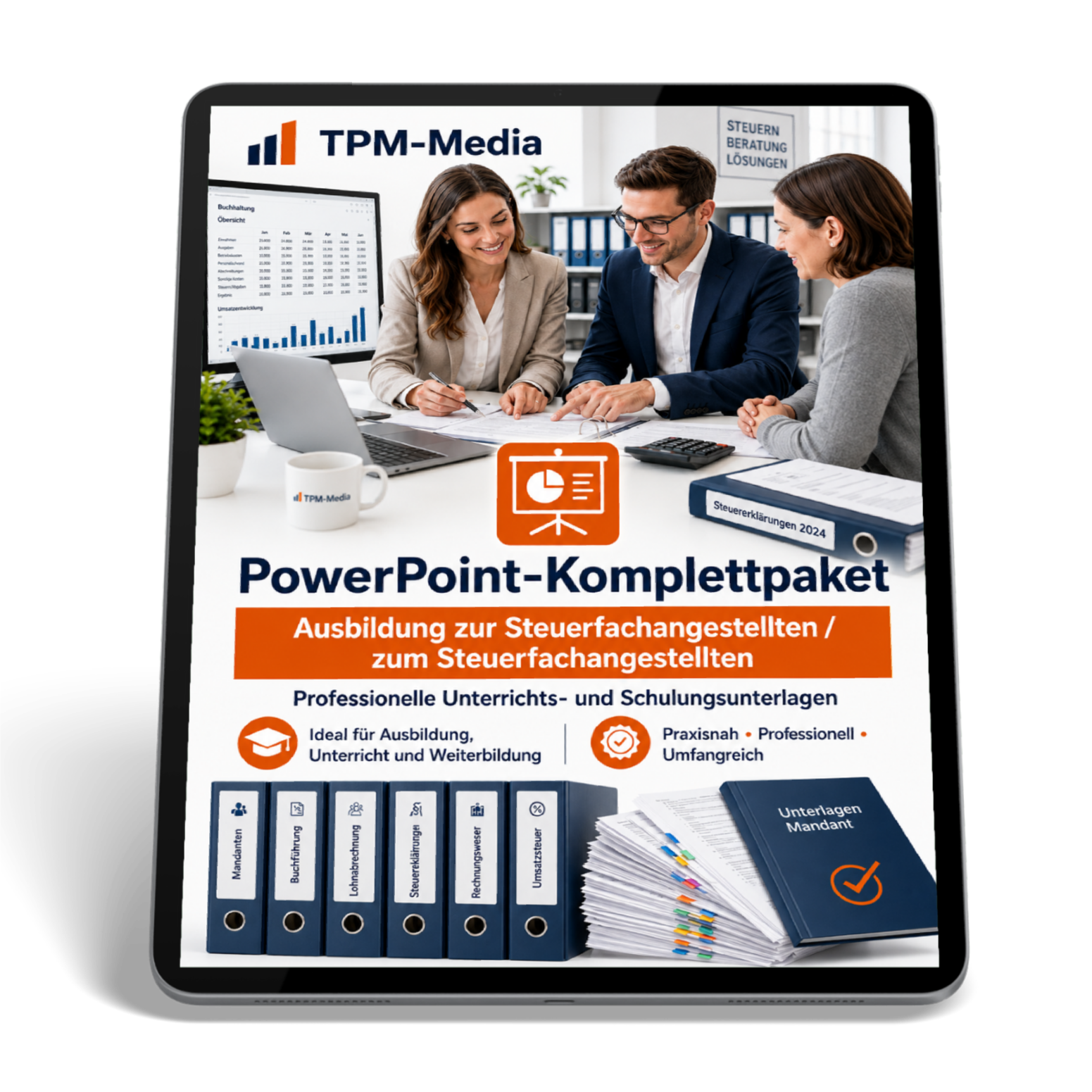 PowerPoint-Komplettpaket für Steuerfachangestellte in der Ausbildung