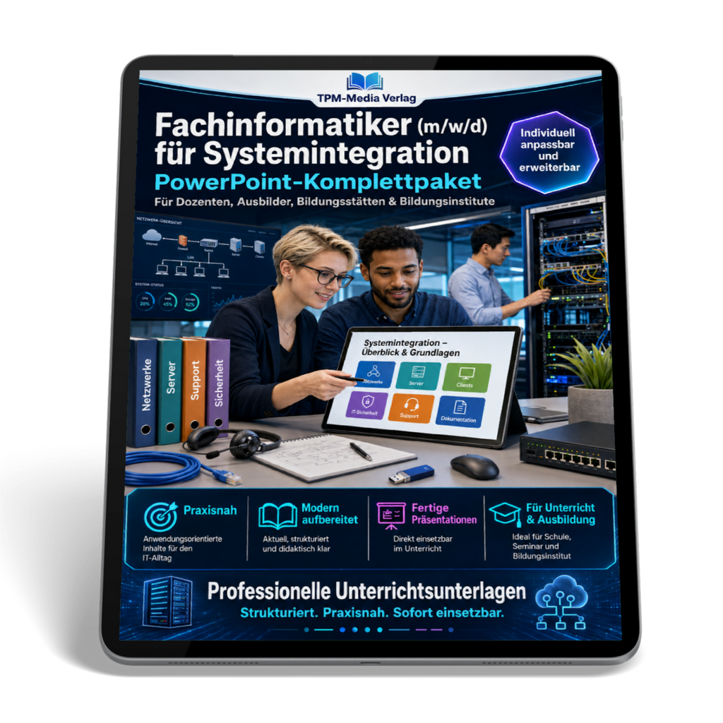 PowerPoint-Komplettpaket für die Ausbildung zum Fachinformatiker - Fachrichtung Systemintegration (m/w/d)