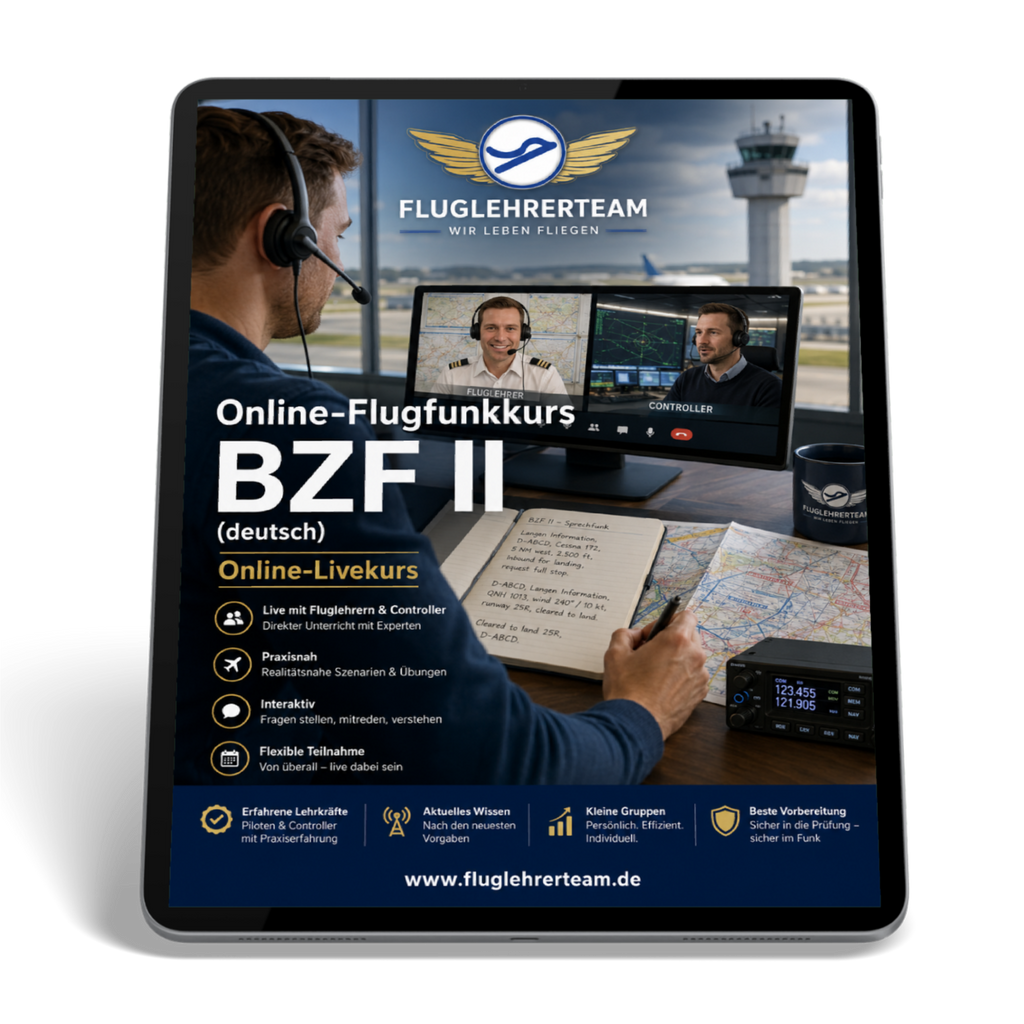 Online Flugfunkkurs BZF II von Fluglehrerteam