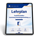 Lehrplan Fachinformatiker - Fachrichtung Anwendungsentwicklung (m/w/d) eBook (Download-Version)