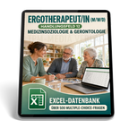 Ergotherapeut - Handlungsfeld 12 gewerbliche Excel-Fragenkatalog Datenbank (Sofort-Download)