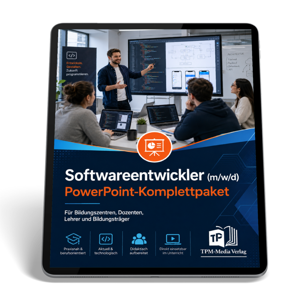 PowerPoint-Komplettpaket für die Ausbildung zum Softwareentwickler (m/w/d)