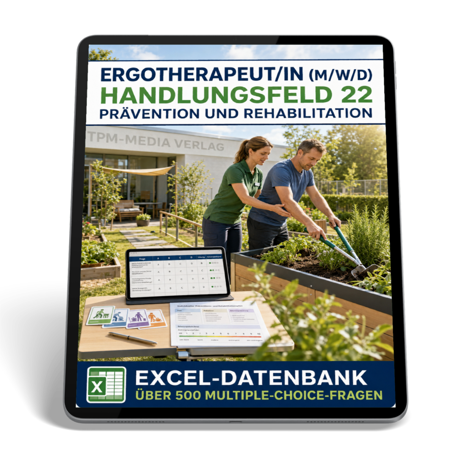 Ergotherapeut - Handlungsfeld 22 gewerbliche Excel-Fragenkatalog Datenbank (Sofort-Download)