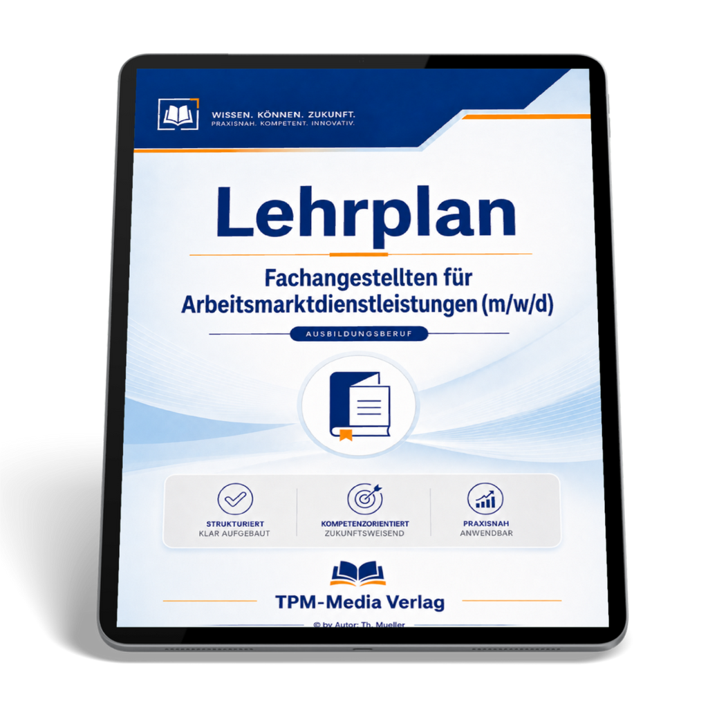 Lehrplan Fachangestellte für Arbeitsmarktdienstleistungen (m/w/d) eBook (Download-Version)
