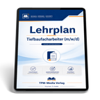 Lehrplan Tiefbaufacharbeiter – Download-Version für angehende Fachkräfte