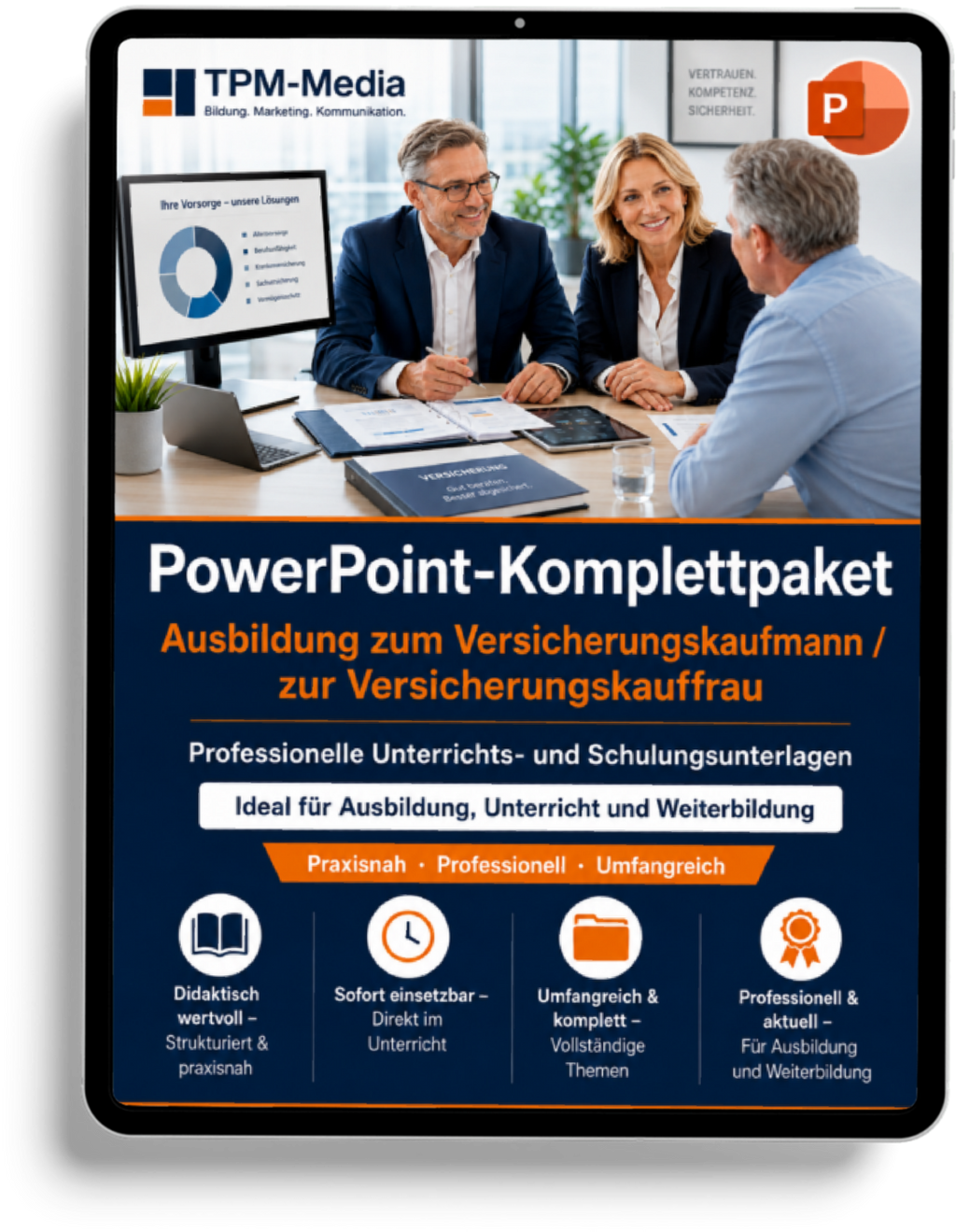PowerPoint-Komplettpaket für die Ausbildung zum Kaufmann für Versicherungen und Finanzanlagen / zur Kauffrau für Versicherungen und Finanzanlagen