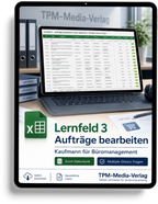 Kaufmann für Büromanagement - Lernfeld 3 gewerbliche Excel-Fragenkatalog Datenbank (Sofort-Download)
