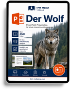 Der Wolf PowerPoint Präsentation Schule - Download-Version für den Schuleinsatz