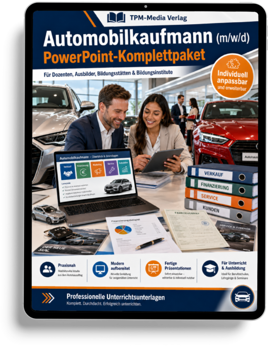 PowerPoint-Komplettpaket für die Ausbildung zum Automobilkaufmann (m/w/d)