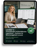 Kaufmann für Büromanagement - Lernfeld 12 gewerbliche Excel-Fragenkatalog Datenbank (Sofort-Download)
