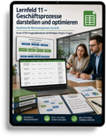 Kaufmann für Büromanagement - Lernfeld 11 gewerbliche Excel-Fragenkatalog Datenbank (Sofort-Download)
