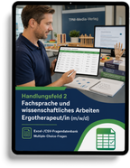 Ergotherapeut - Handlungsfeld 2 gewerbliche Excel-Fragenkatalog Datenbank (Sofort-Download)