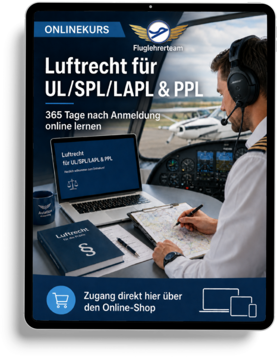 Onlinekurs Luftrecht für UL, SPL, LAPL & PPL