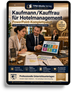 PowerPoint-Komplettpaket für die Ausbildung zum Kaufmann für Hotelmanagement (m/w/d)