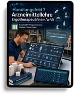 Ergotherapeut - Handlungsfeld 7 gewerbliche Excel-Fragenkatalog Datenbank (Sofort-Download)