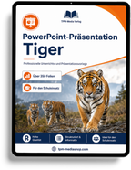 Tiger PowerPoint Präsentation Schule - Download-Version für den Schuleinsatz