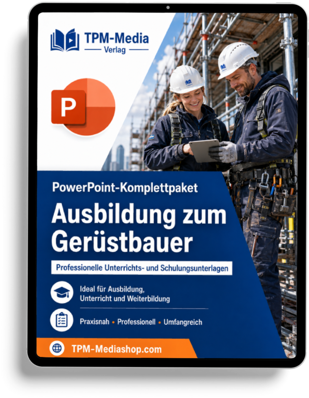 PowerPoint-Komplettpaket - Ausbildung zum Gerüstbauer (m/w/d)